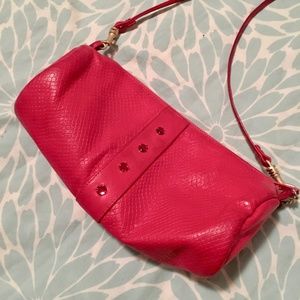 Rare Vintage HALSTON red crossbody bag